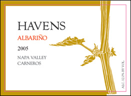 Havens Wine Cellars 2005 Albariño  (Carneros ~ Los Carneros)