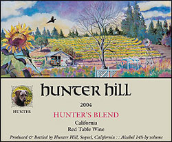 Wine:Hunter Hill Vineyard & Winery 2004 Hunter's Blend  (California)