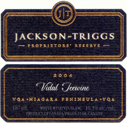 Wine:Jackson-Triggs Niagara Estate 2004 Vidal Icewine - Proprietors Reserve  (Niagara Peninsula)