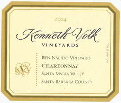 Wine:Kenneth Volk Vineyards 2004 Chardonnay, Bien Nacido Vineyard, U Block (Santa Maria Valley)