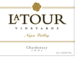 LaTour Vineyards 2004 Chardonnay