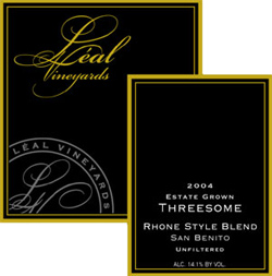 Wine:Leal Estate Vineyards 2004 