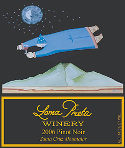 Loma Prieta Winery 2006 Pinot Noir, Saveria Vineyard (Santa Cruz Mountains)