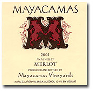 Mayacamas 2001 Merlot