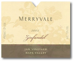 Merryvale Zinfandel Jan Vineyard