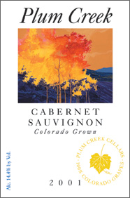 Plum Creek Winery 2001 Cabernet Sauvignon  (Grand Valley)