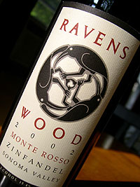 Ravenswood Winery 2002 Zinfandel, Monte Rosso Vineyard (Sonoma Valley)
