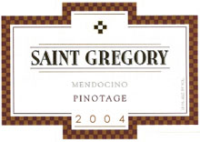 Domaine Saint Gregory 2004 Pinotage  (Mendocino)