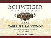 Schweiger Spring Mountain Cabernet 2001