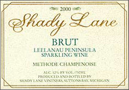 Wine:Shady Lane Cellars 2000 Brut  (Leelanau Peninsula)