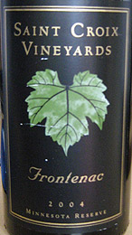 Saint Croix Vineyards 2004 Frontenac