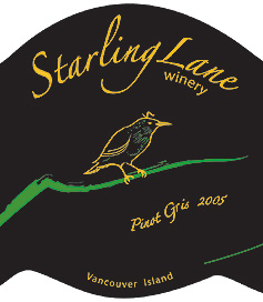 Starling Lane Winery 2005 Pinot Gris  (Vancouver Island)