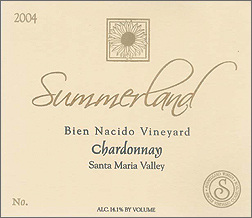 Wine:Summerland Winery 2004 Chardonnay, Bien Nacido Vineyard (Block U) (Santa Maria Valley)