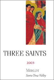 Three Saints 2003 Merlot