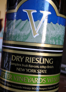 Wine:Vetter Vineyards 2005 Dry Riesling  (New York)