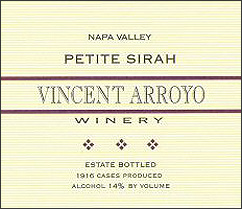 Vincent Arroyo 2004 Petite Sirah  (Napa Valley)