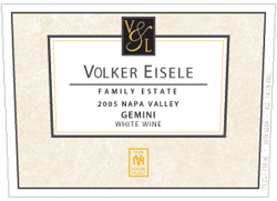 Wine: Volker Eisele Family Estate 2005 Gemini  (Chiles Valley)