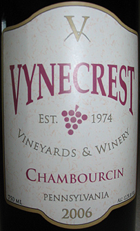 Vynecrest Winery 2006 Chambourcin  (Pennsylvania)