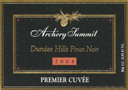 Wine:Archery Summit 2004 Pinot Noir Premier Cuvee  (Dundee Hills)