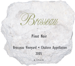 Wine:Brosseau Wines 2005 Pinot Noir, Brosseau Vineyard (Chalone)
