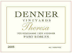 Wine:Denner Vineyards & Winery 2005 Theresa  (Paso Robles)