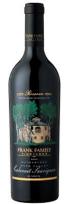 Wine:Frank Family Vineyards 2003 Cabernet Sauvignon Reserve  (Rutherford)