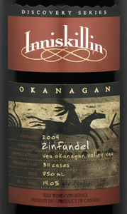 Inniskillin Okanagan Vineyards Winery 2005 Zinfandel , Bear Cub Vineyard (Okanagan Valley)