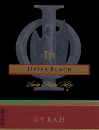 Wine:IO 2003 Syrah, Upper Bench (Santa Maria Valley)