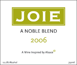 Wine:Joie Wines 2006 A Noble Blend  (Okanagan Valley)