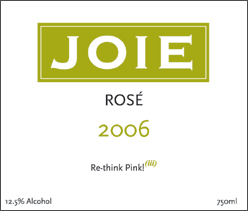 Wine:Joie Wines 2006 Rosé  (Okanagan Valley)