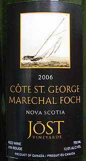 Jost Vineyards Côte de Bras d'Or