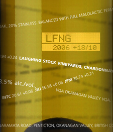 Laughing Stock Vineyards 2006 Chardonnay, Lauren's Lane (Okanagan Valley)