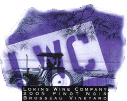 Wine:Loring Wine Company 2005 Pinot Noir, Brosseau Vineyard (Chalone)