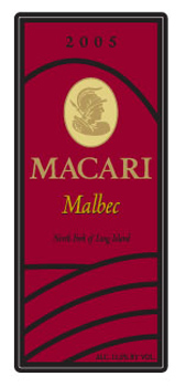 Wine:Macari Vineyards & Winery 2005 Malbec  (North Fork of Long Island)