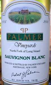 Palmer Vineyards 2006 Sauvignon Blanc  (North Fork of Long Island)