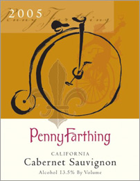 WineSmith 2005 Penny Farthing Cabernet Sauvignon  (California)