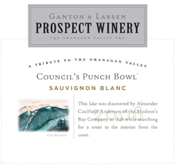 Ganton and Larsen Prospect Winery 2006 Council’s Punch Bowl Sauvignon Blanc  (Okanagan Valley)