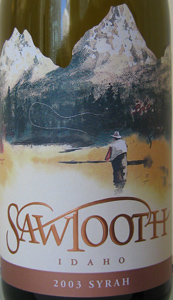 Sawtooth Winery 2003 Syrah  (Snake River Valley)