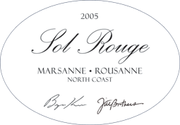 Sol Rouge Vineyard and Winery 2005 Marsanne  Roussanne  (North Coast)