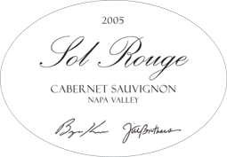 Sol Rouge Vineyard and Winery 2005 Cabernet Sauvignon, Beckstoffer's Dr. Crane & To Kalon Vineyards (Napa Valley)