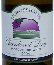 Cave Vineyard - Strussione Wines 2004 Chardonel Dry  (Missouri)