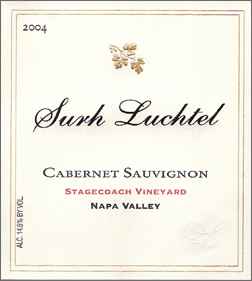 Wine:Surh-Luchtel Cellars 2004 Cabernet Sauvignon, Stagecoach Vineyard (Napa Valley)