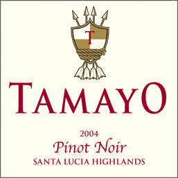 Wine:Tamayo Family Vineyards 2004 Pinot Noir, Sleepy Hollow Ranch (Santa Lucia Highlands)