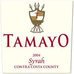 Tamayo Family Vineyards 2004 Syrah  (Contra Costa County)