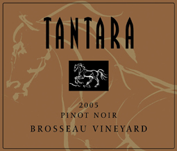 Tantara Winery 2005 Pinot Noir, Brosseau Vineyard (Chalone)