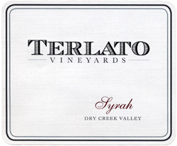 Wine:Terlato Family Vineyards 2004 Syrah  (Dry Creek Valley)