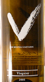Wine:Van Westen Vineyards 2005 Viognier, Orlando Vineyard (Okanagan Valley)
