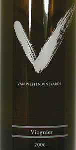 Van Westen Vineyards 2006 Viognier, Orlando Vineyard (Okanagan Valley)