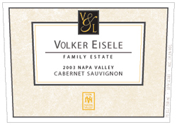 Wine:Volker Eisele Family Estate 2003 Cabernet Sauvignon  (Chiles Valley)