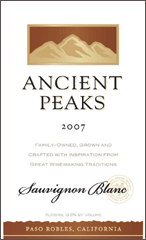 Ancient Peaks Winery-Sauvignon Blanc